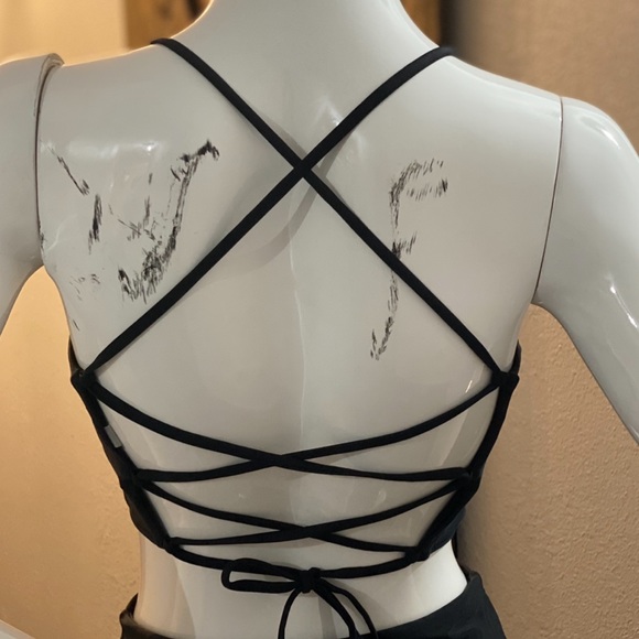 Black tankini set - Picture 7 of 11